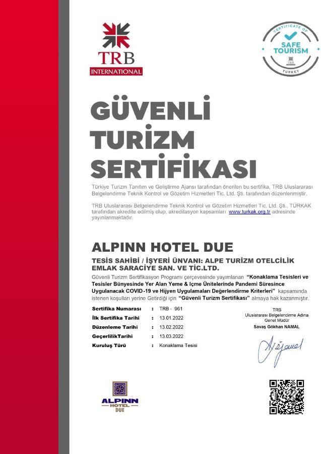 Alpinn Hotel Due Istambul Extérieur photo